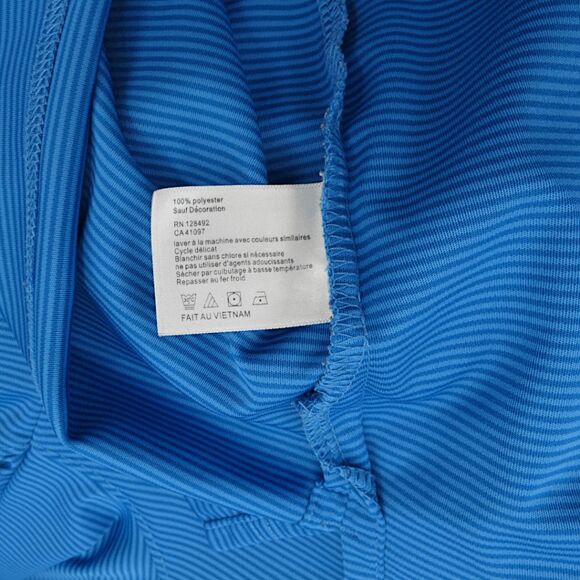 Greg Norman ML75 PlayDry Men’s Golf Performance Polo Shirt Blue Stripe Size M - Picture 6 of 7